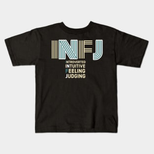 INFJ - Typography Design 4 Kids T-Shirt